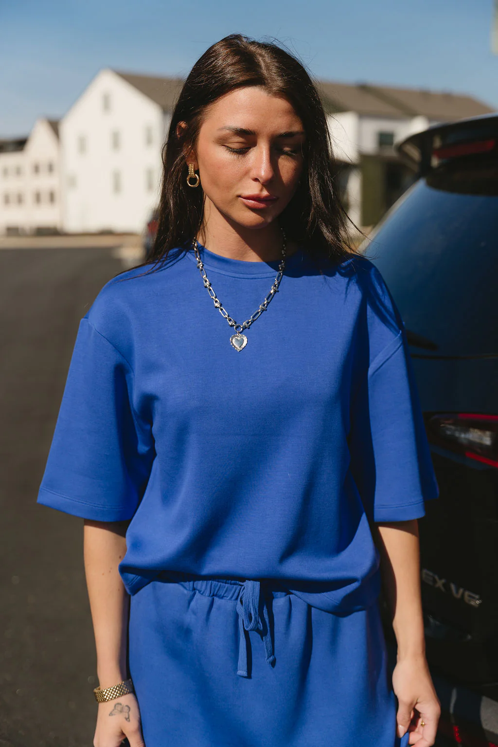 Jordan Cobalt Blue Short Sleeve Butter Soft Top - Image 6