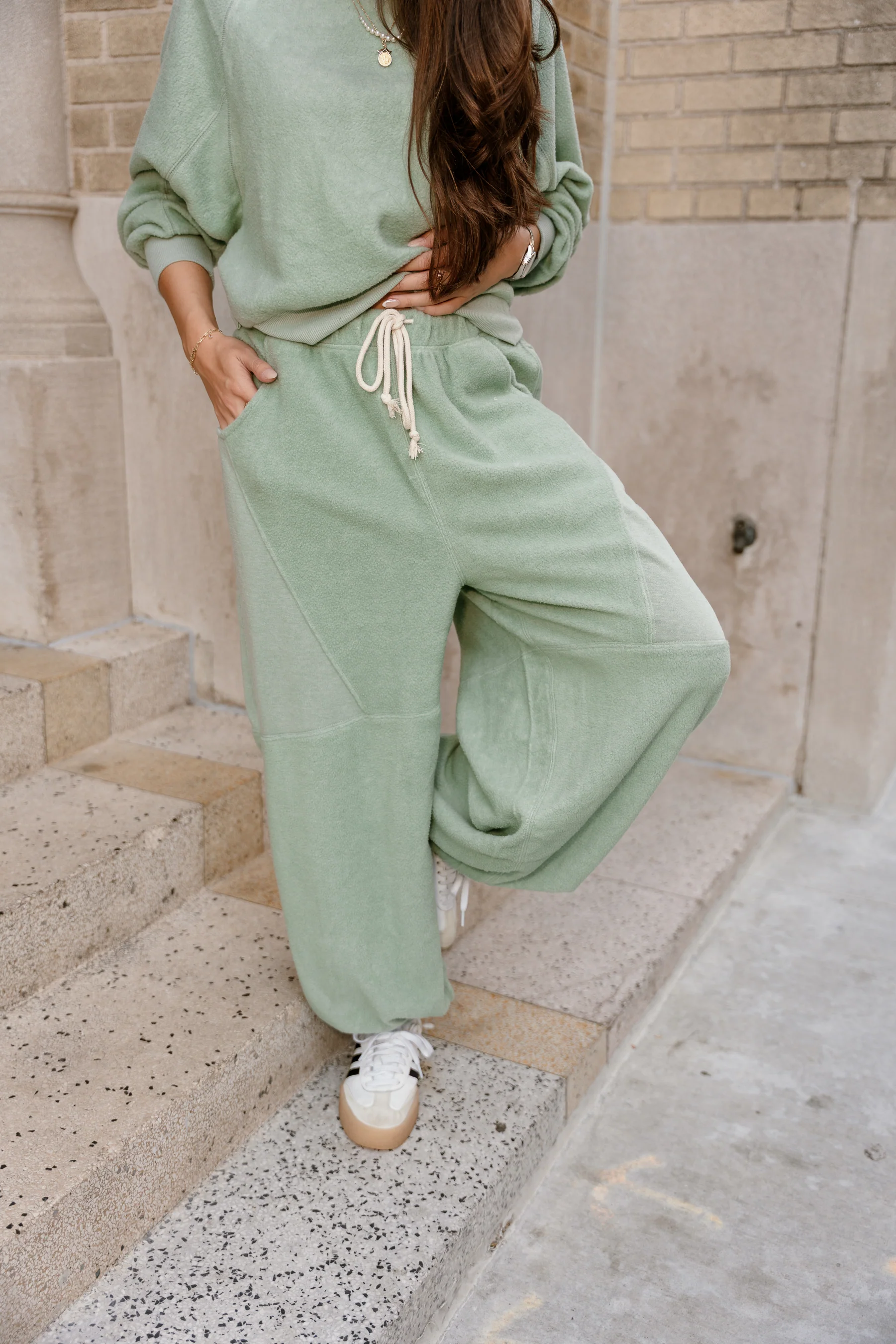 Journey Light Sage Jogger Pants - Image 5