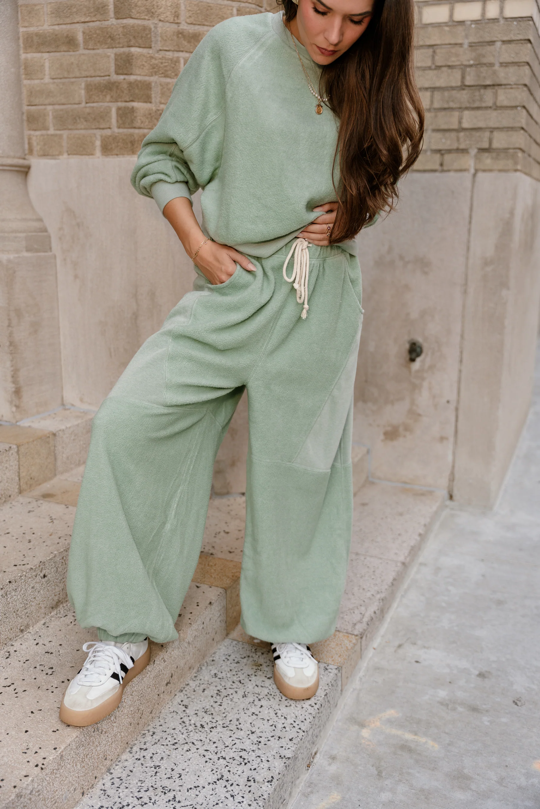 Journey Light Sage Jogger Pants - Image 6