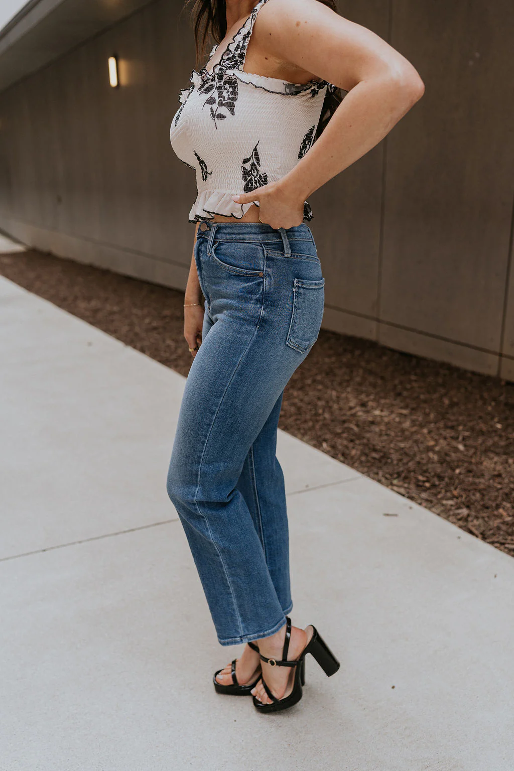 Journey Medium Denim Straight Leg Jeans - Image 4