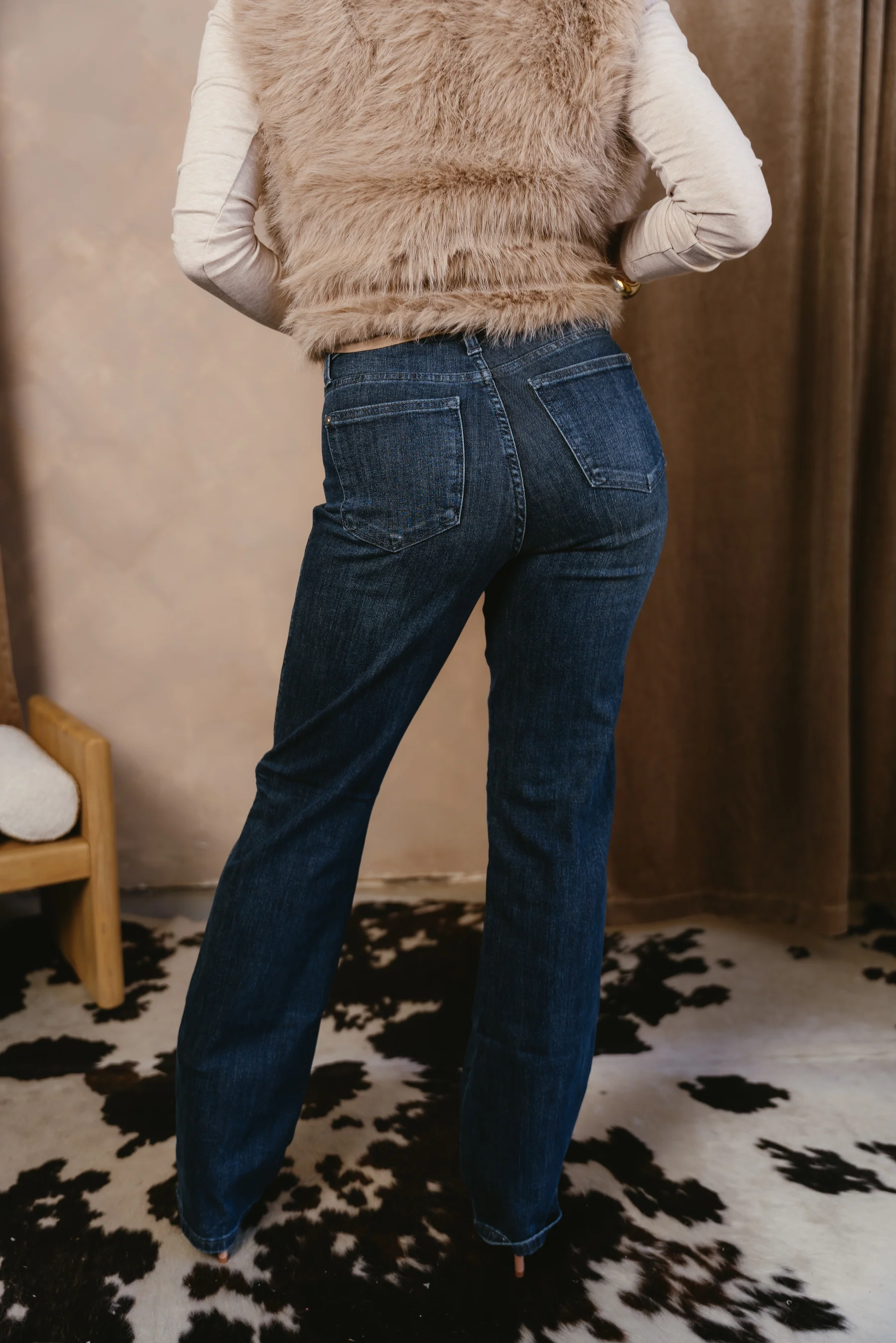 Judy Blue: Cara Dark Wash Straight Leg Jeans - Image 4