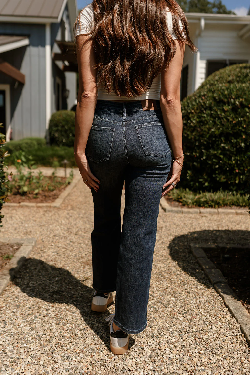 Judy Blue: Cara Petite Dark Wash Straight Leg Jeans - Image 10