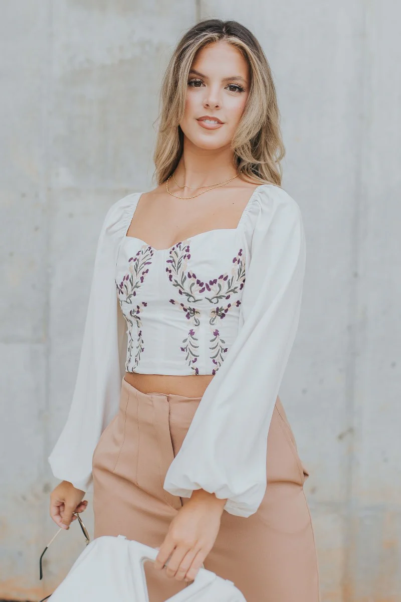 Juliet Embroidered Top