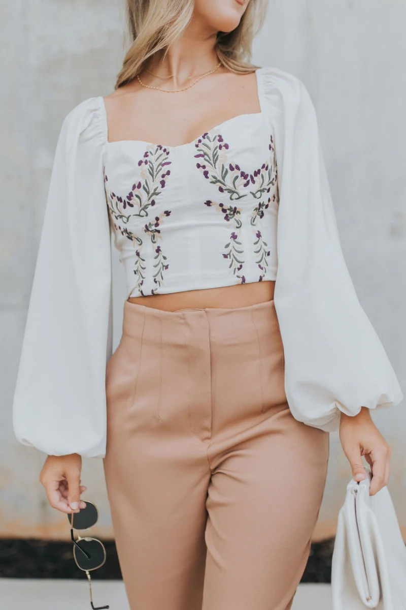 Juliet Embroidered Top - Image 3