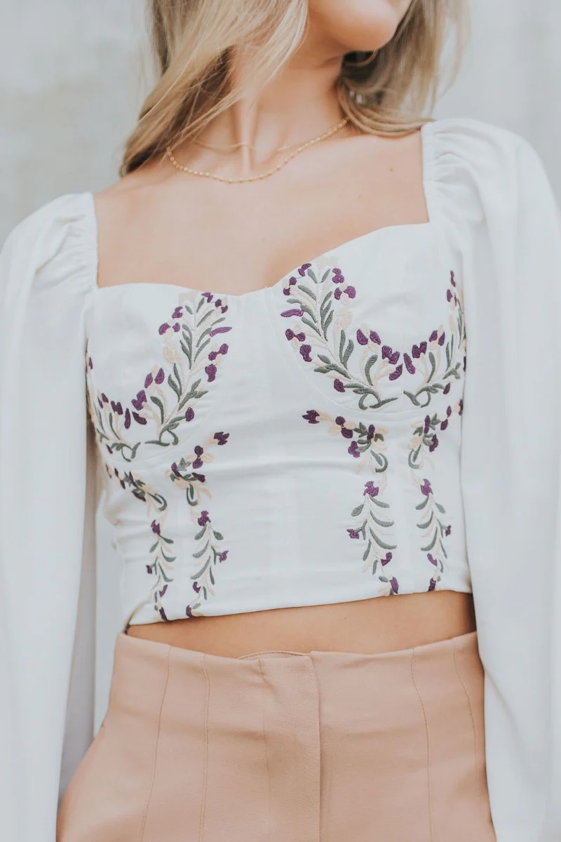 Juliet Embroidered Top - Image 4