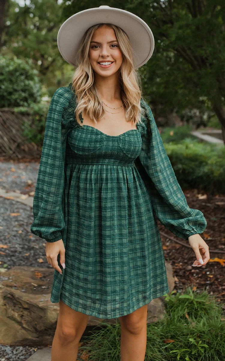 Juliet Plaid Dress