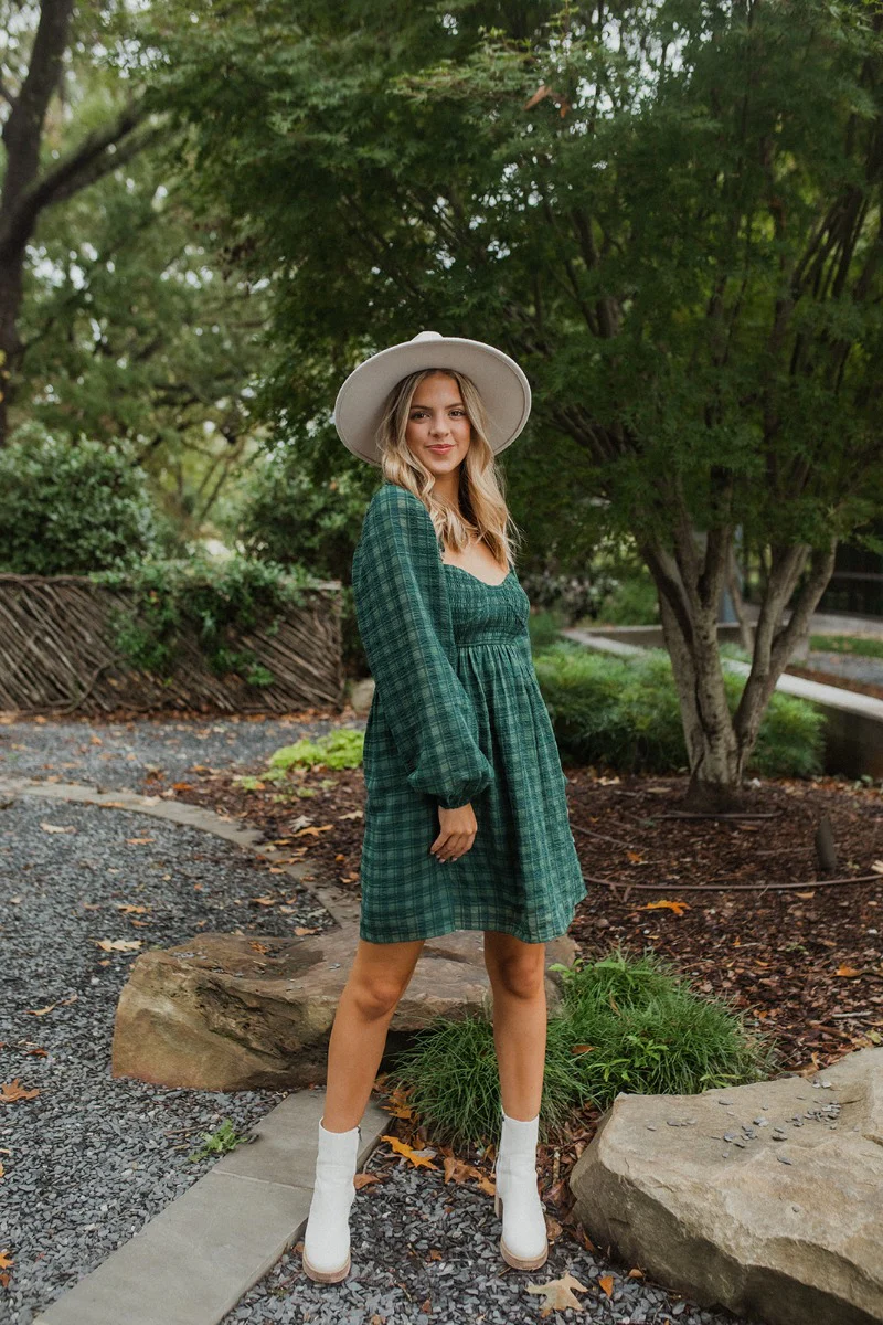 Juliet Plaid Dress - Image 2