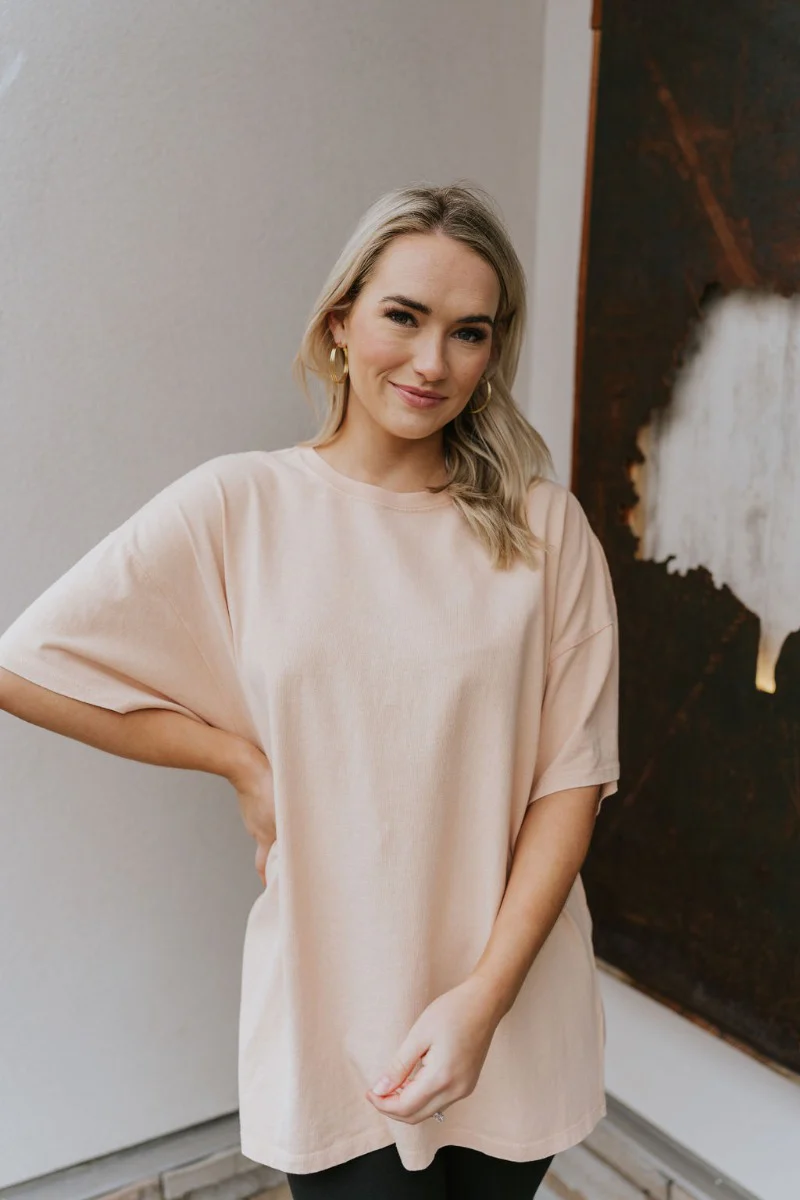 Just A Dream Top in Peach