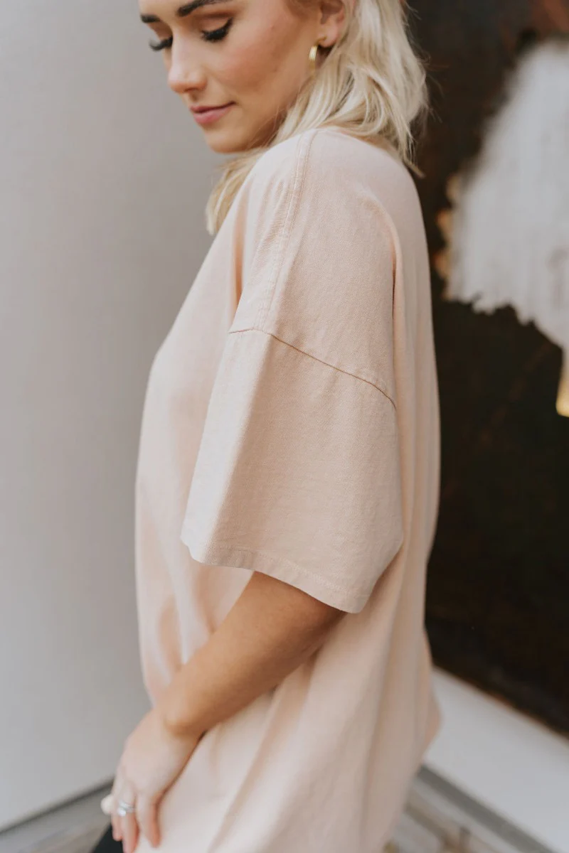 Just A Dream Top in Peach - Image 3