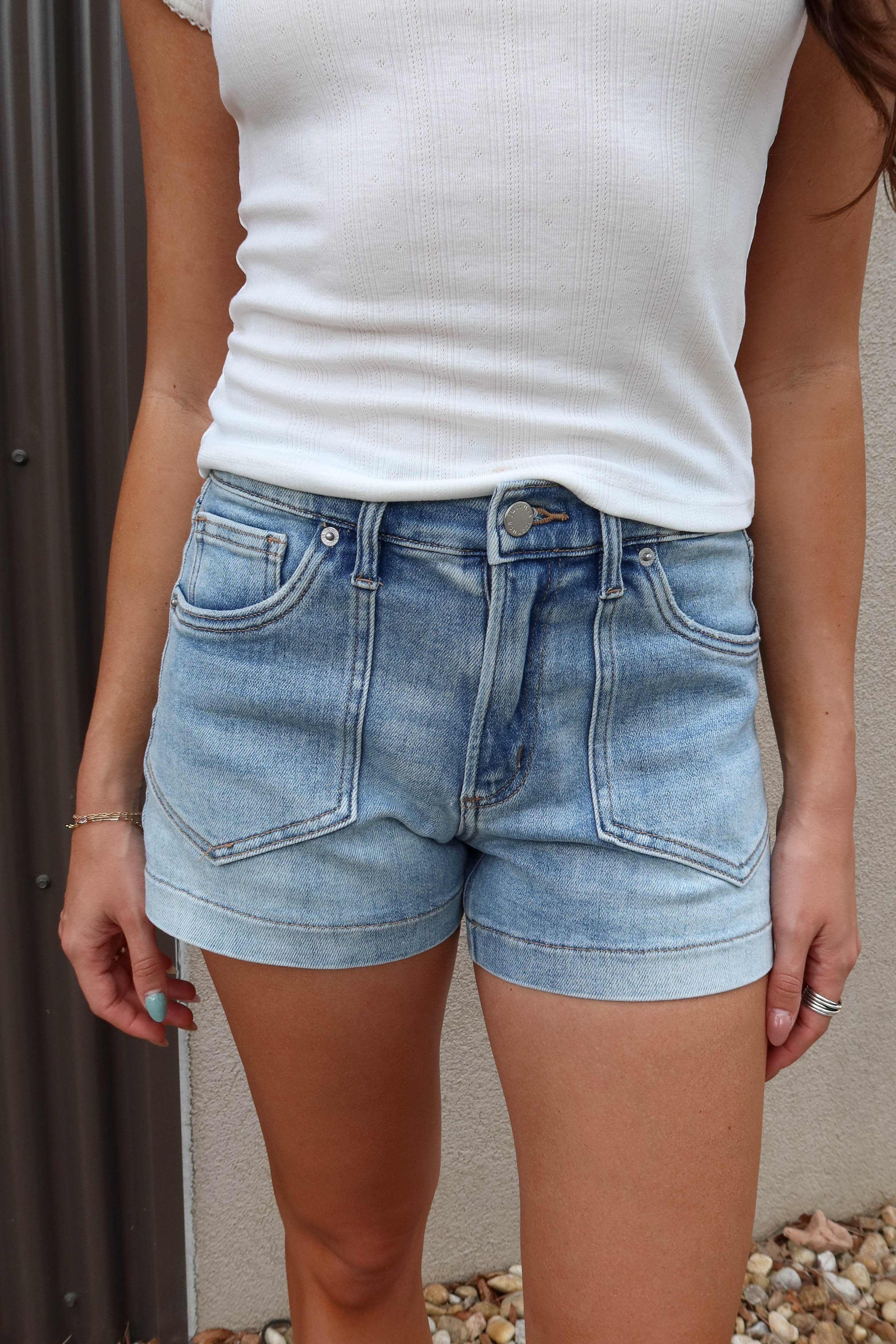 Just USA: Dani Western Pocket Denim Shorts - Image 6