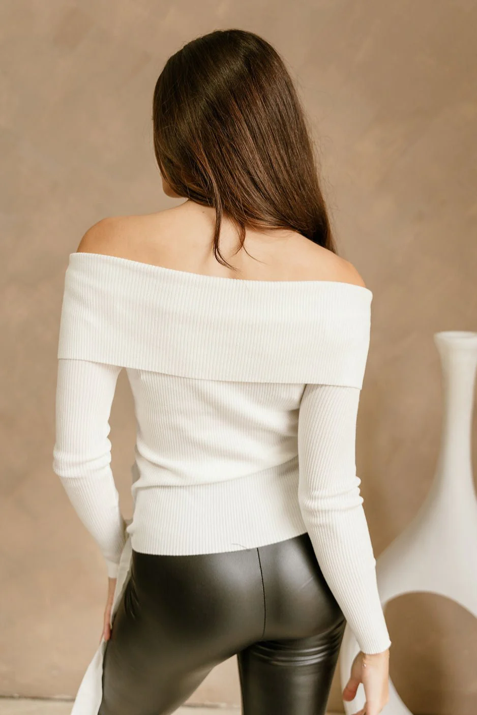 Justine Ivory Off The Shoulder Top - Image 6