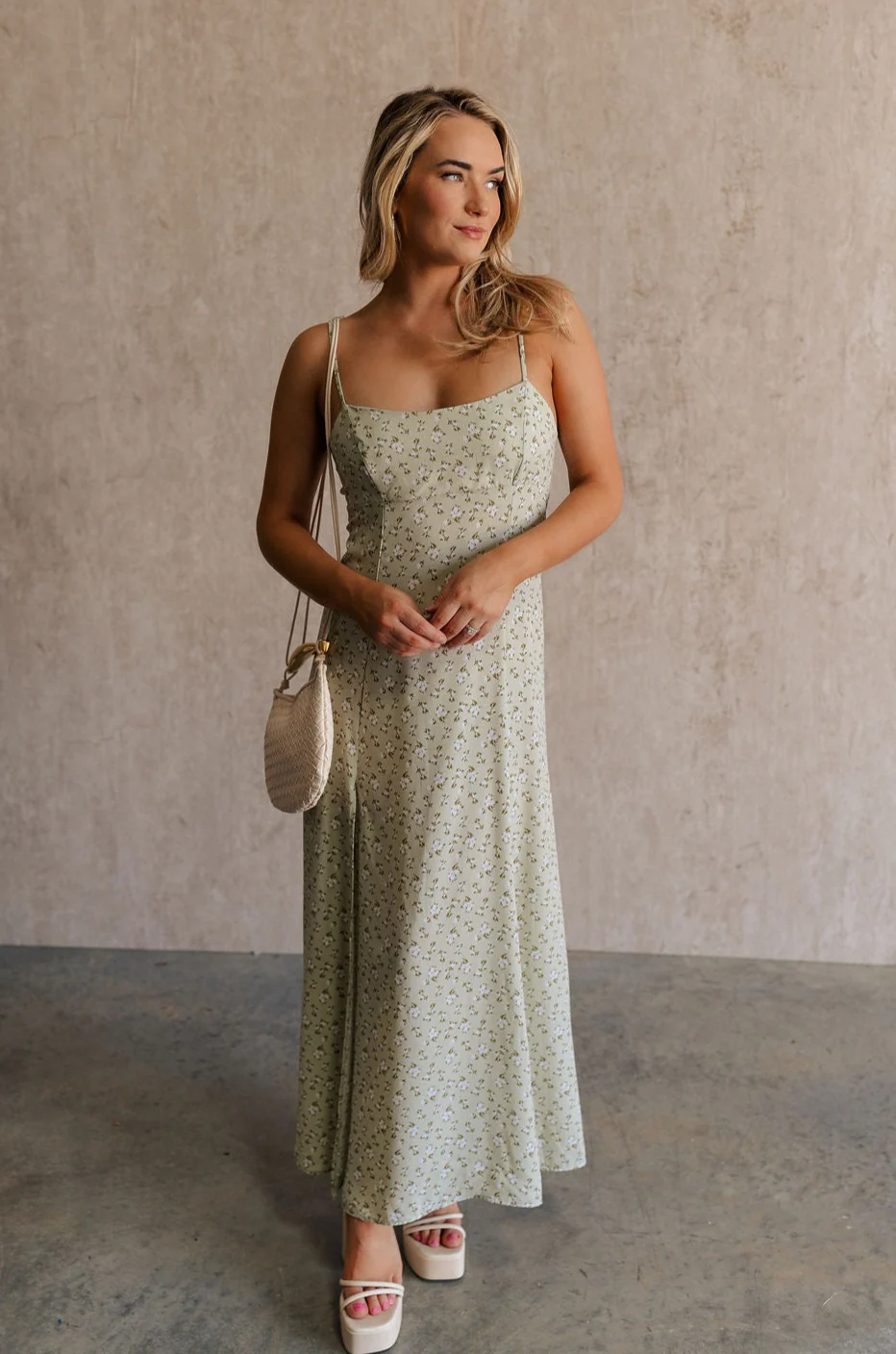 Kaitlyn Sage Floral Maxi Dress - Image 2