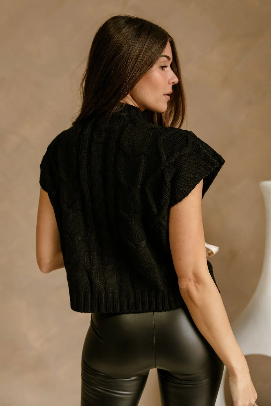 Karina Bow Sleeveless Sweater - Image 10