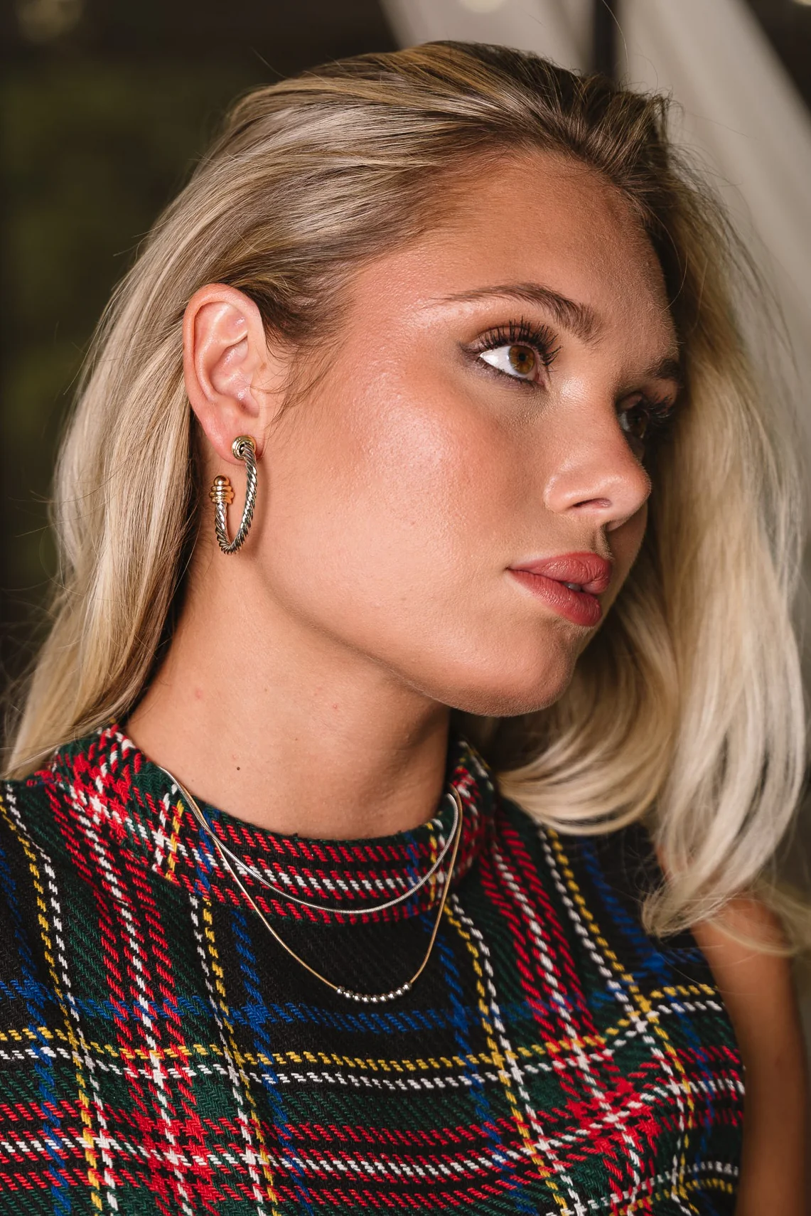 Keely Gold & Silver Layered Necklace - Image 2