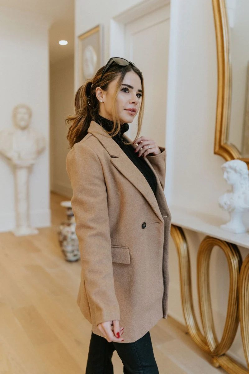 Keep It Classic Coat in Camel - Image 4