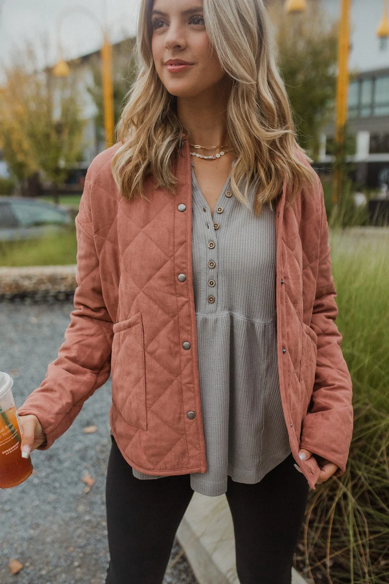 Keep Me Warm Quilted Jacket - Image 2