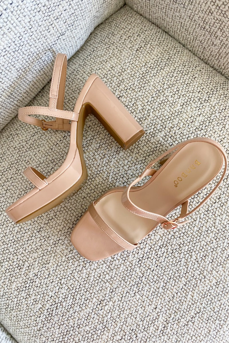 Keep Talking Platform Heels