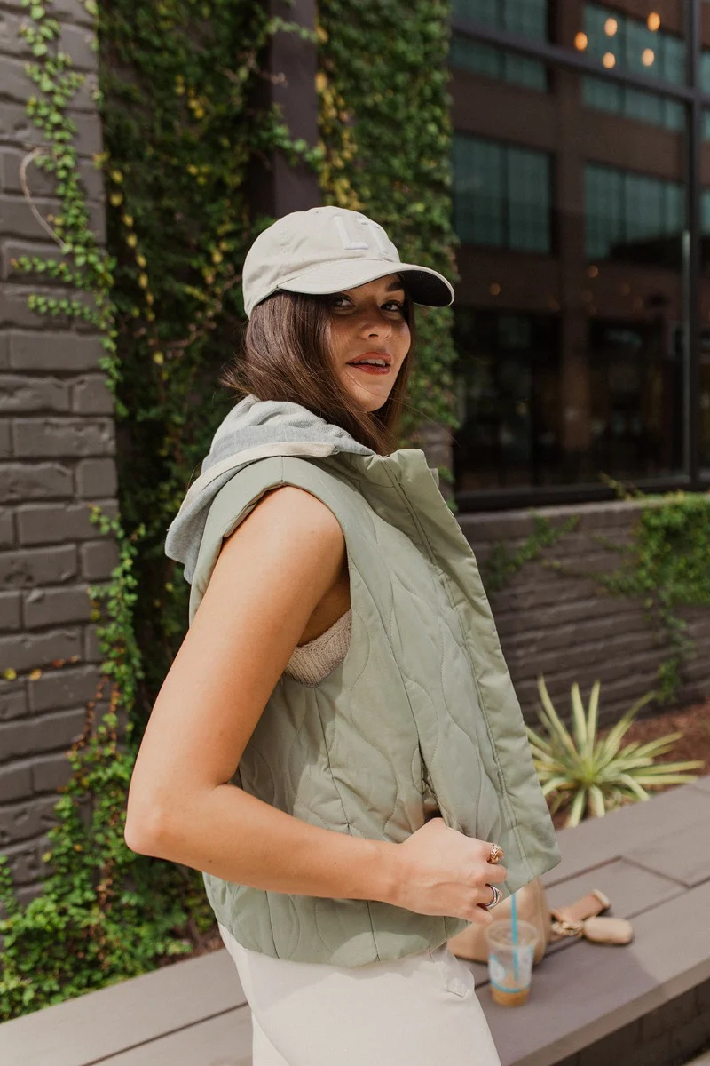 Keep Them Guessing Hooded Vest - Image 4