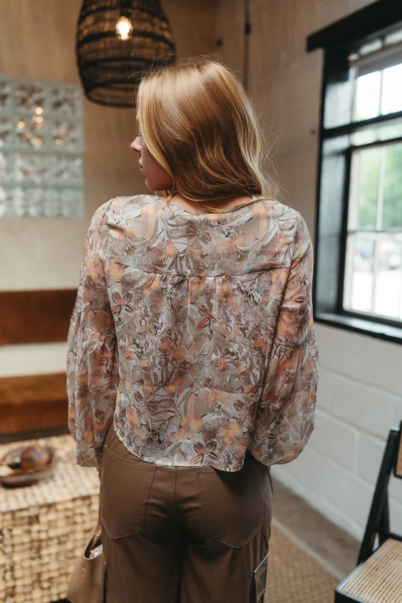 Keep Wishing Floral Top - Image 3