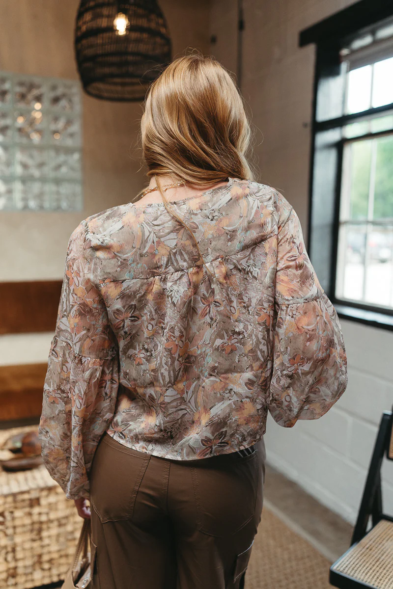 Keep Wishing Floral Top - Image 4