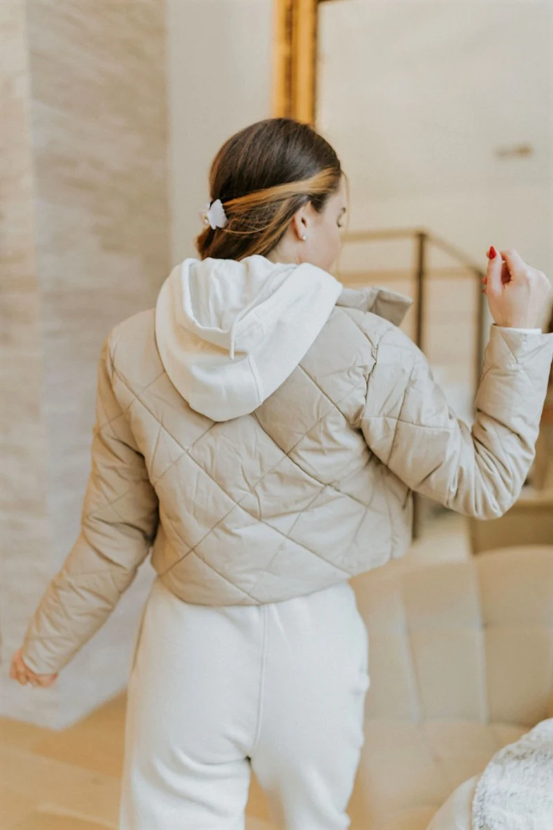 Kennedy Faux Leather Puffer Jacket - Image 5