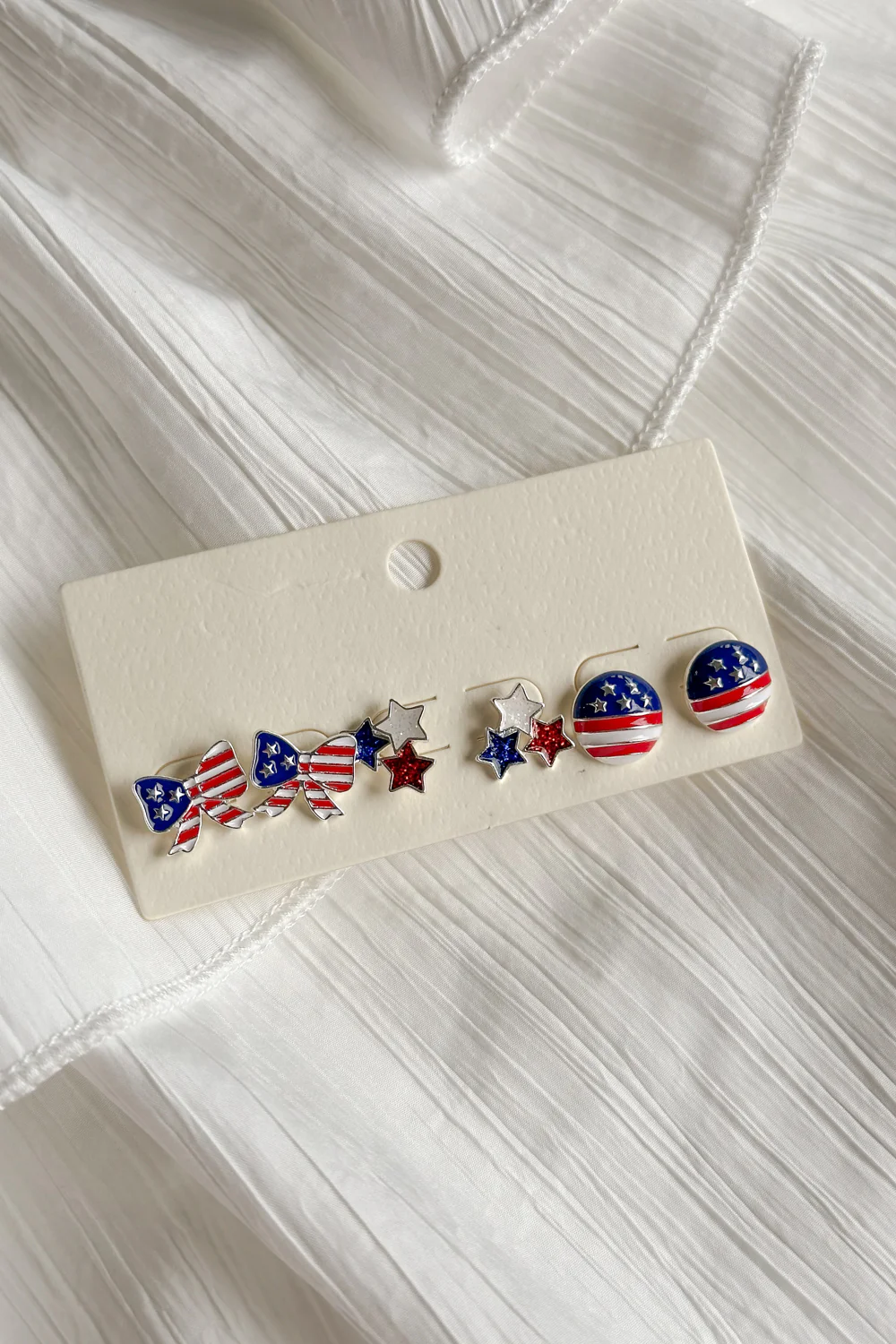 Kennedy Stars & Stripes Stud Set