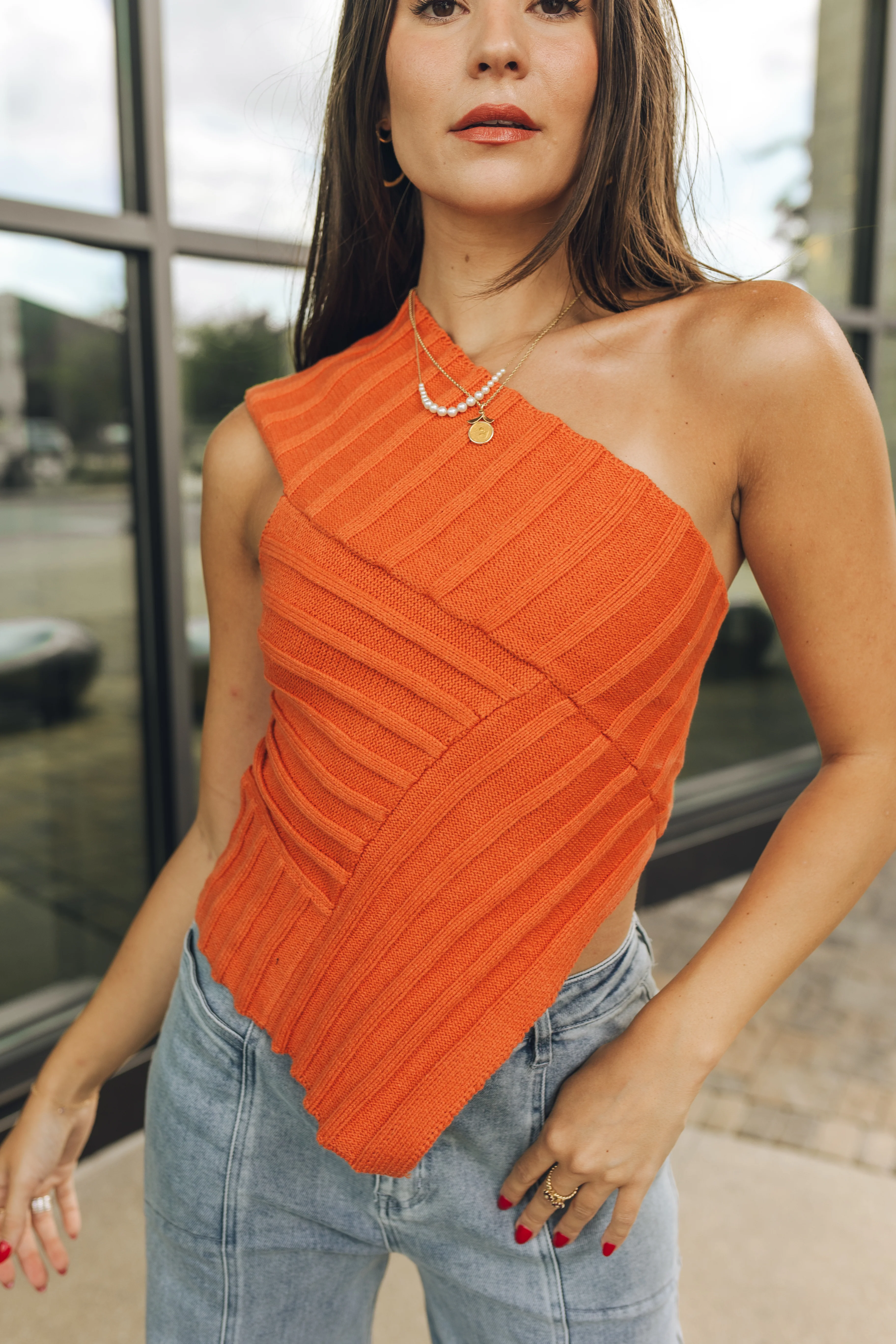 Kiana One Shoulder Top