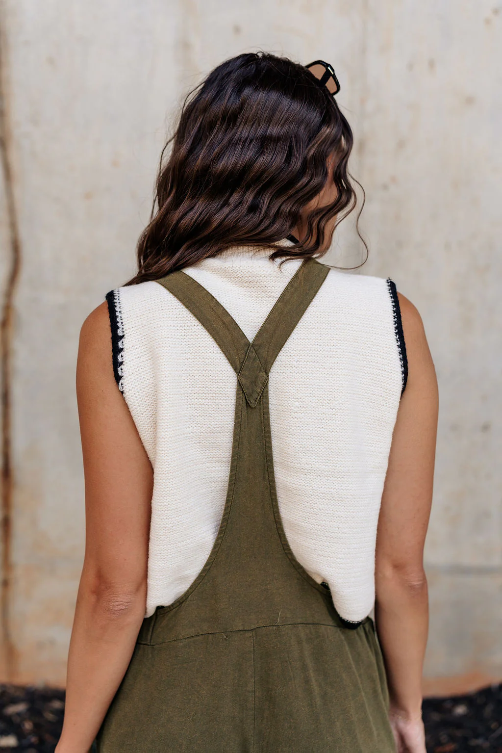 Kimberly Olive Green Cargo Jumpsuit - Image 3