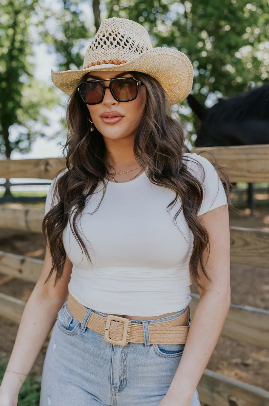 Kira Short Sleeve Cropped Top - Image 6