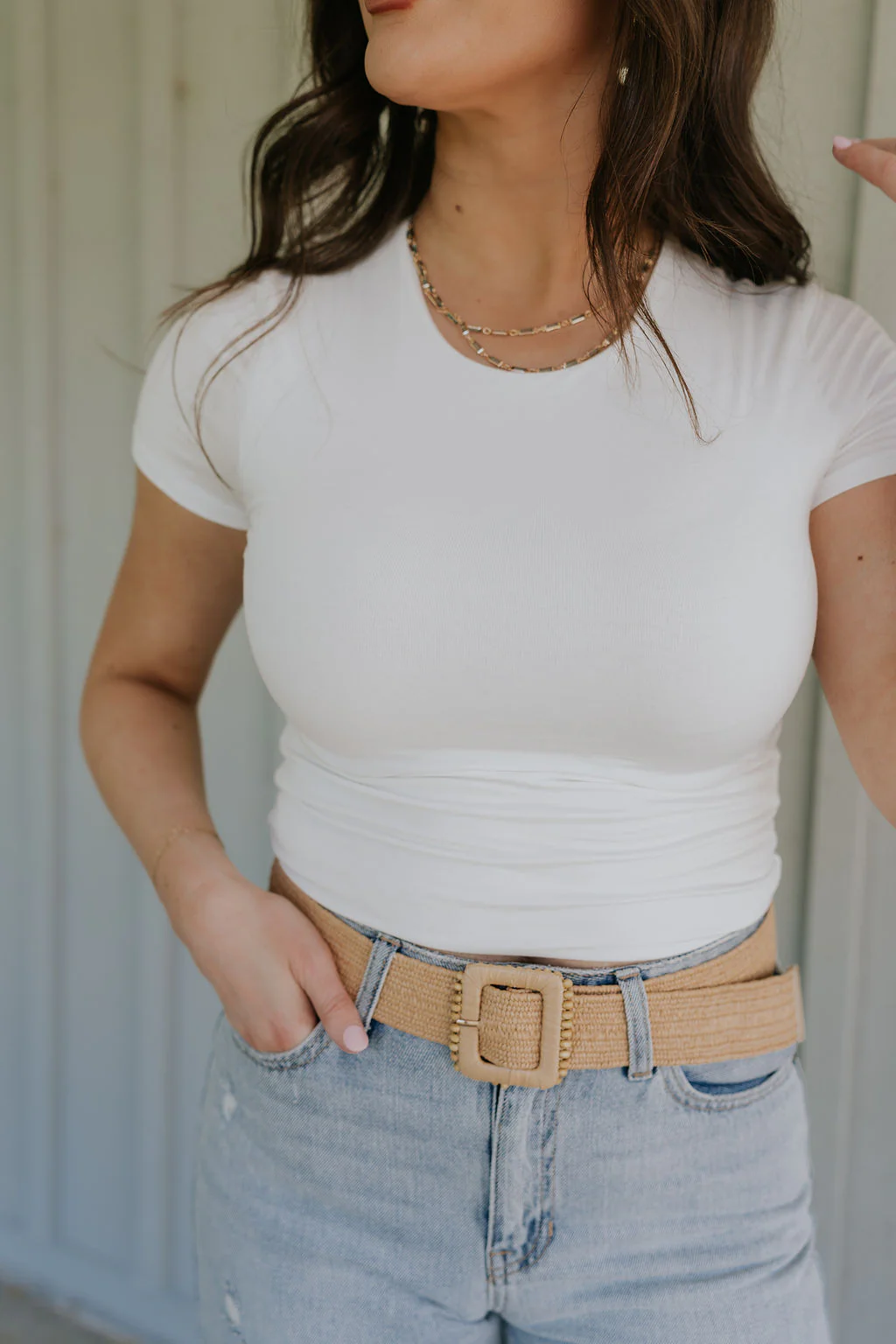Kira Short Sleeve Cropped Top - Image 7