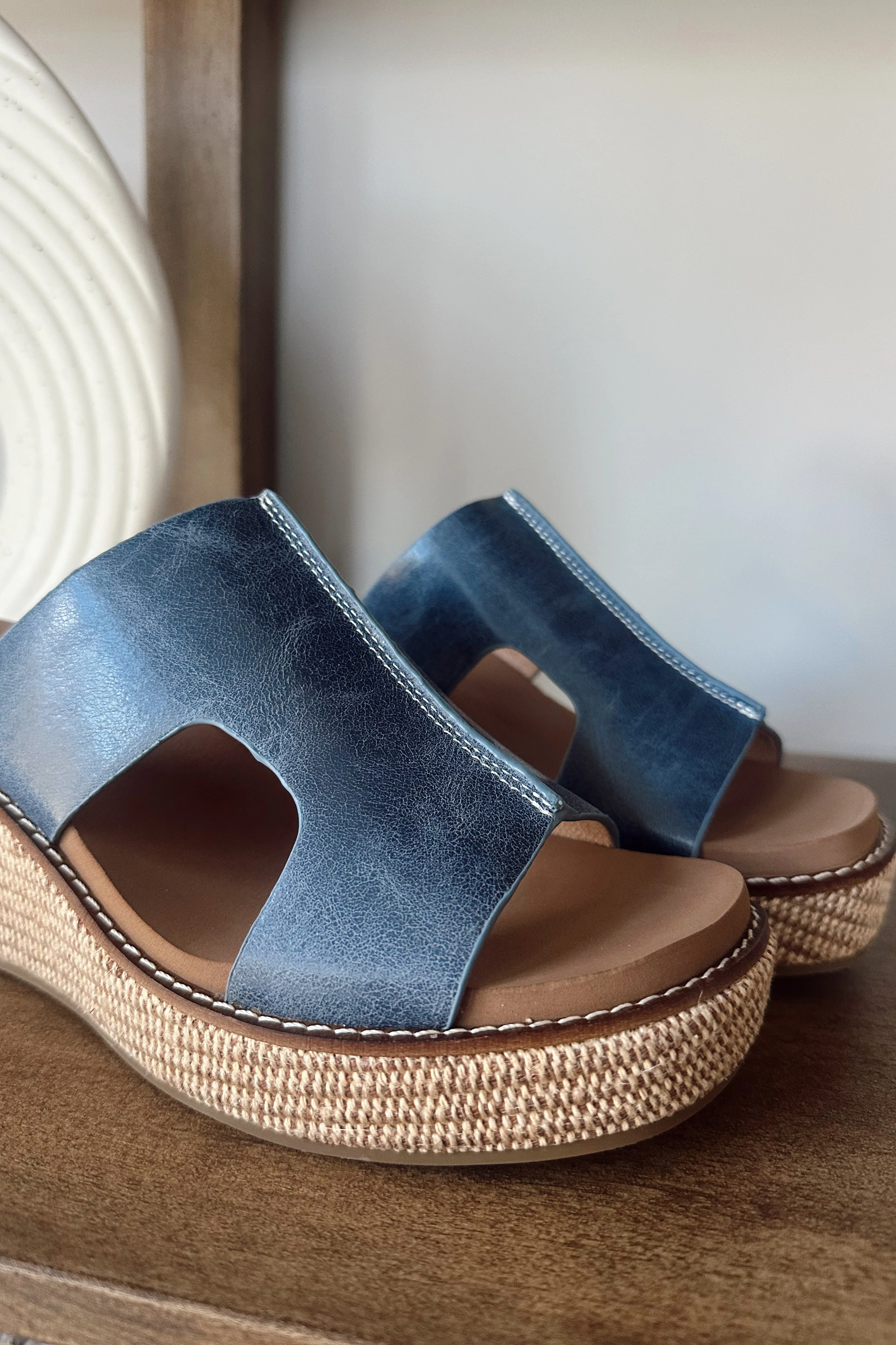 Corkys Kiss N Tell Ocean Wedge Sandal - Image 3