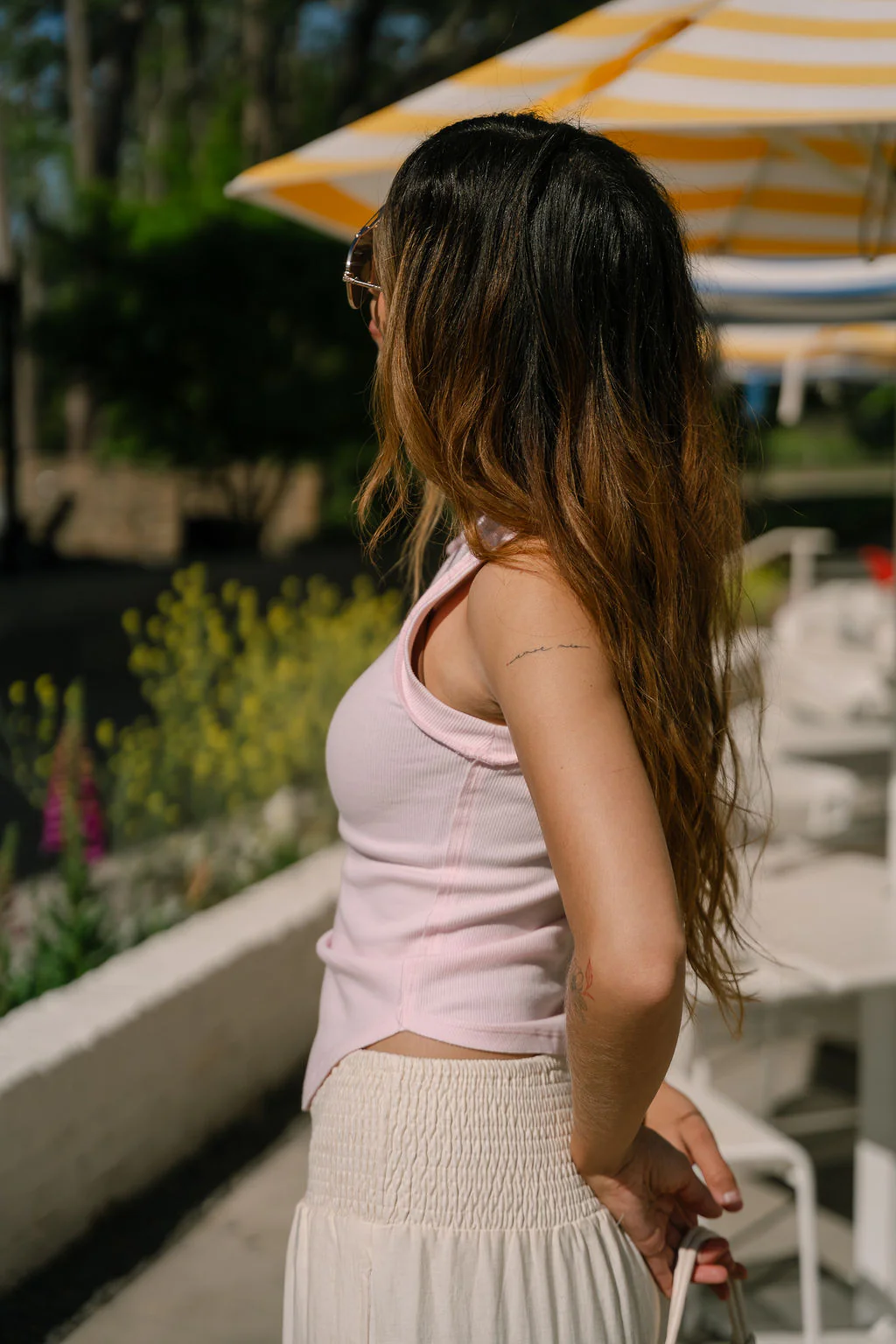 Kylie Light Pink Tank Top - Image 3