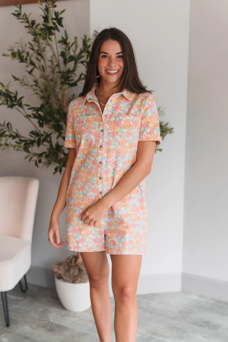 Laguna Floral Romper - Image 2