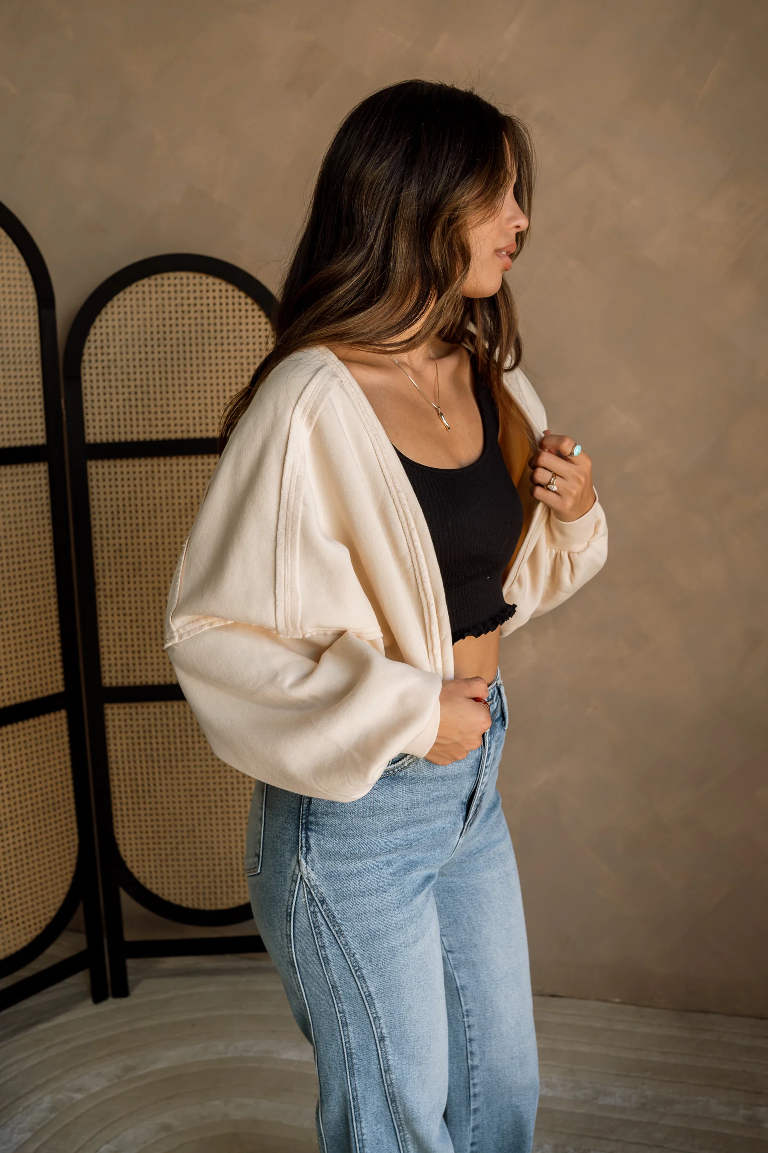 Lainey Cropped Shrug - Image 3