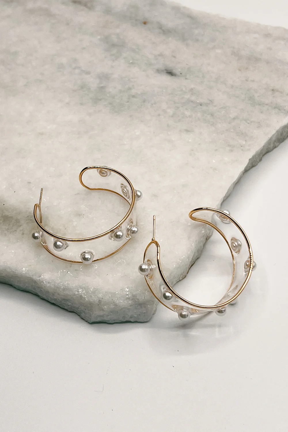 Laura Clear and Pearl Hoops