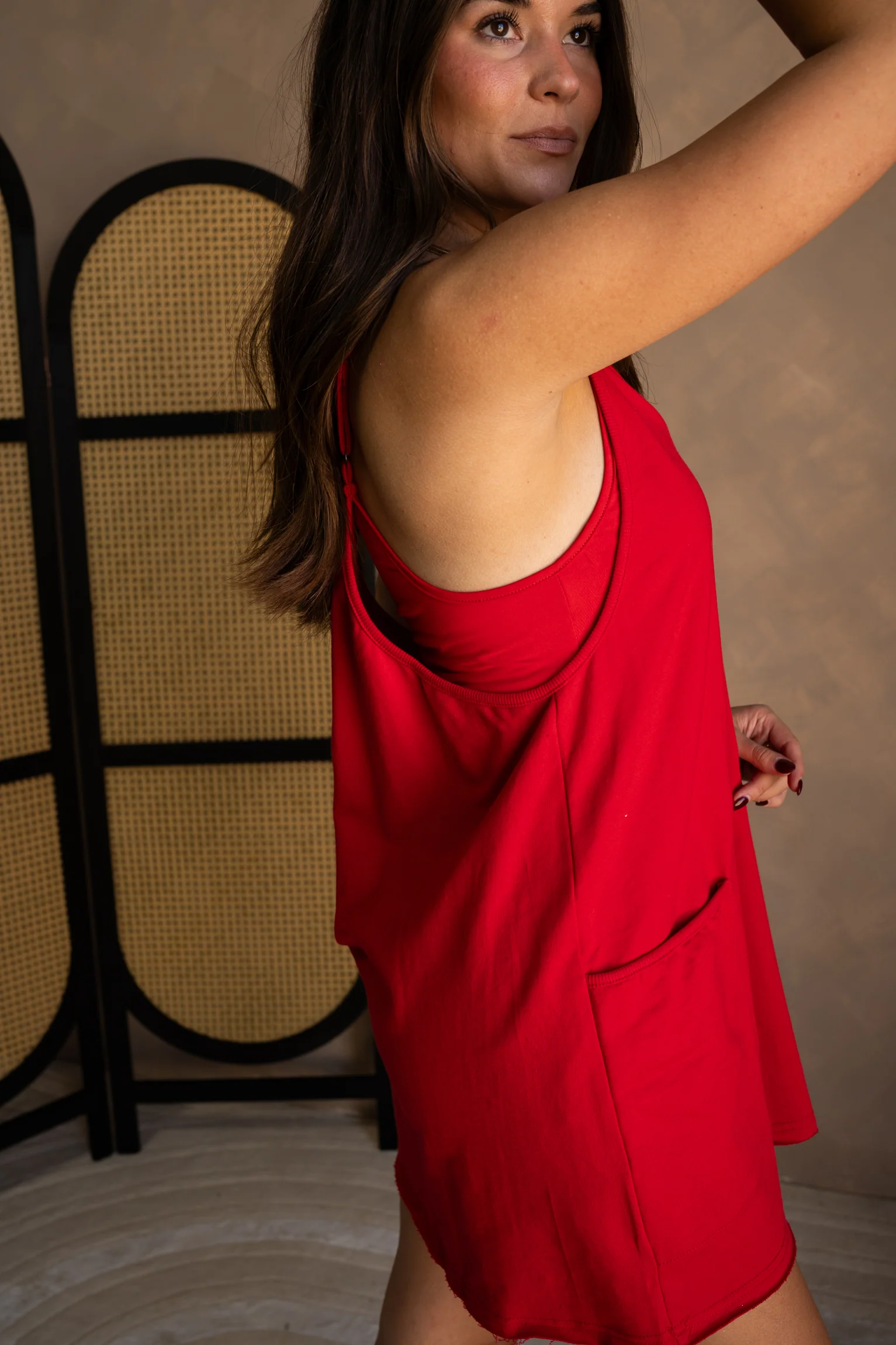 June Adjustable Straps Sleeveless Romper - Image 11