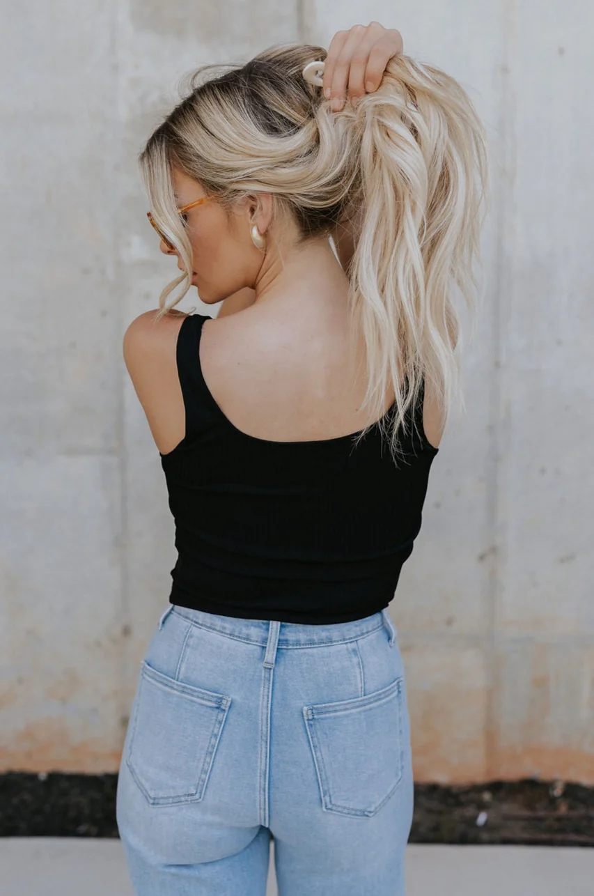 Leigh Square Neckline Sleeveless Tank - Image 13