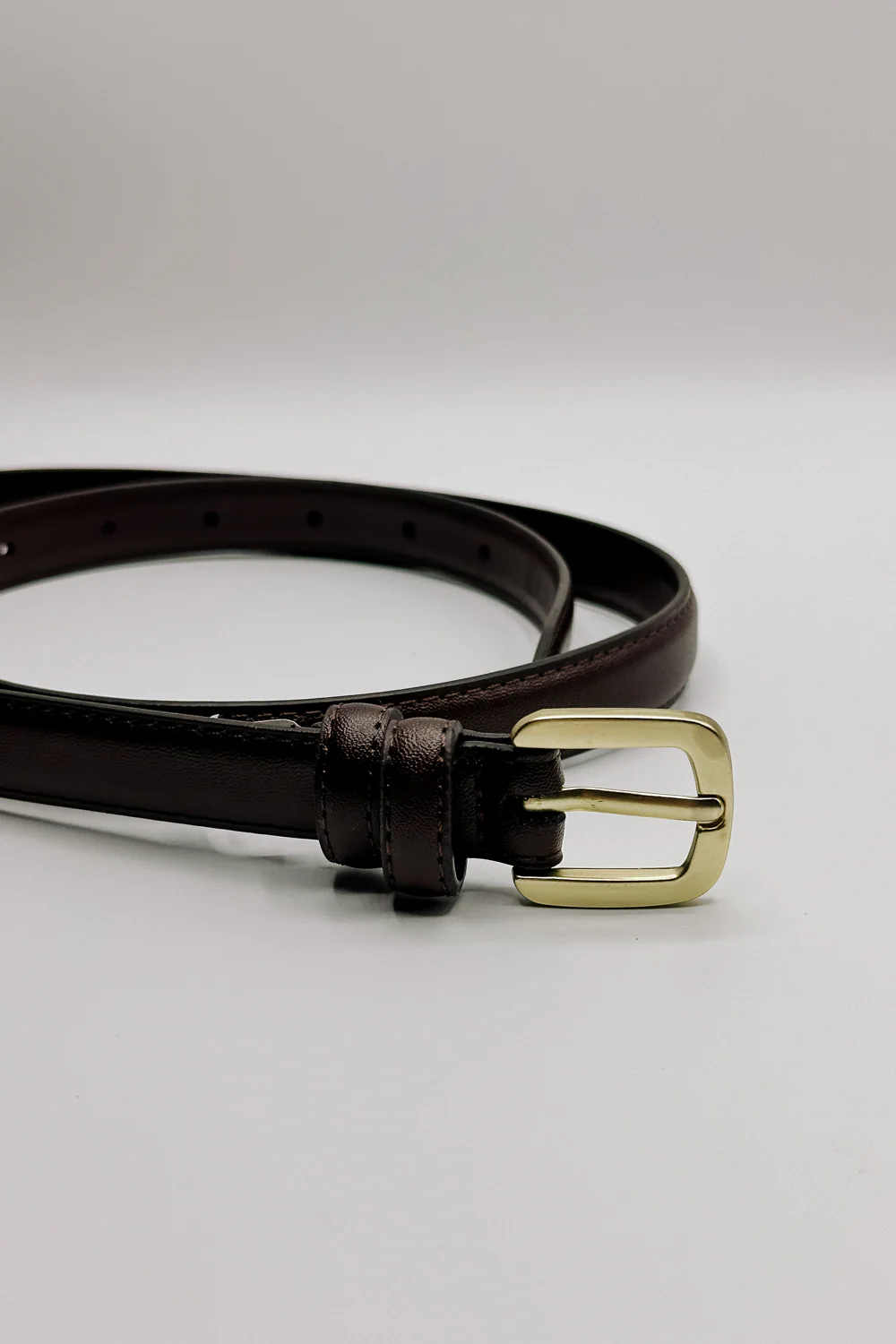 Leighton Dark Brown Belt - Image 2