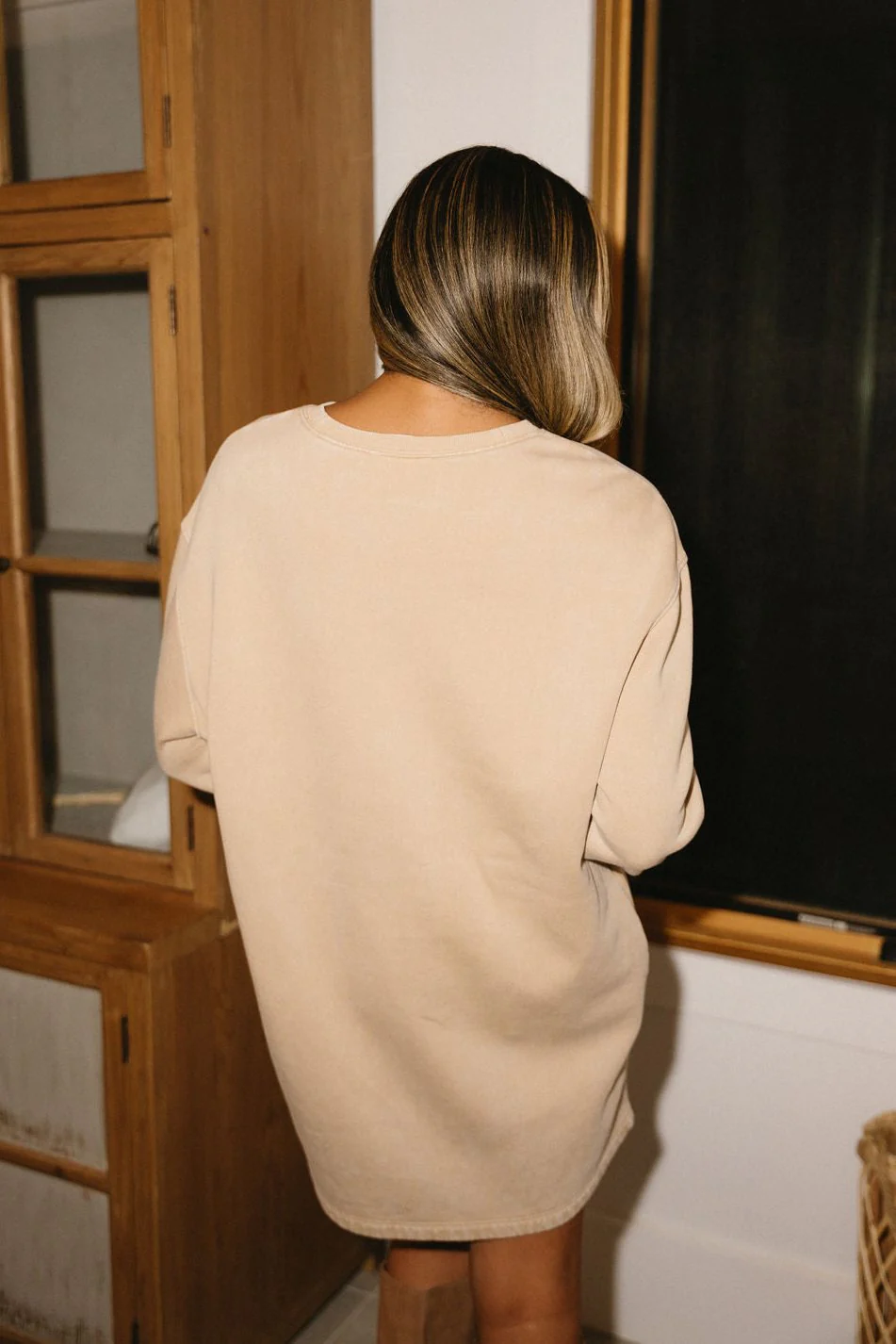 Leighton Taupe Mineral Wash Dress - Image 7