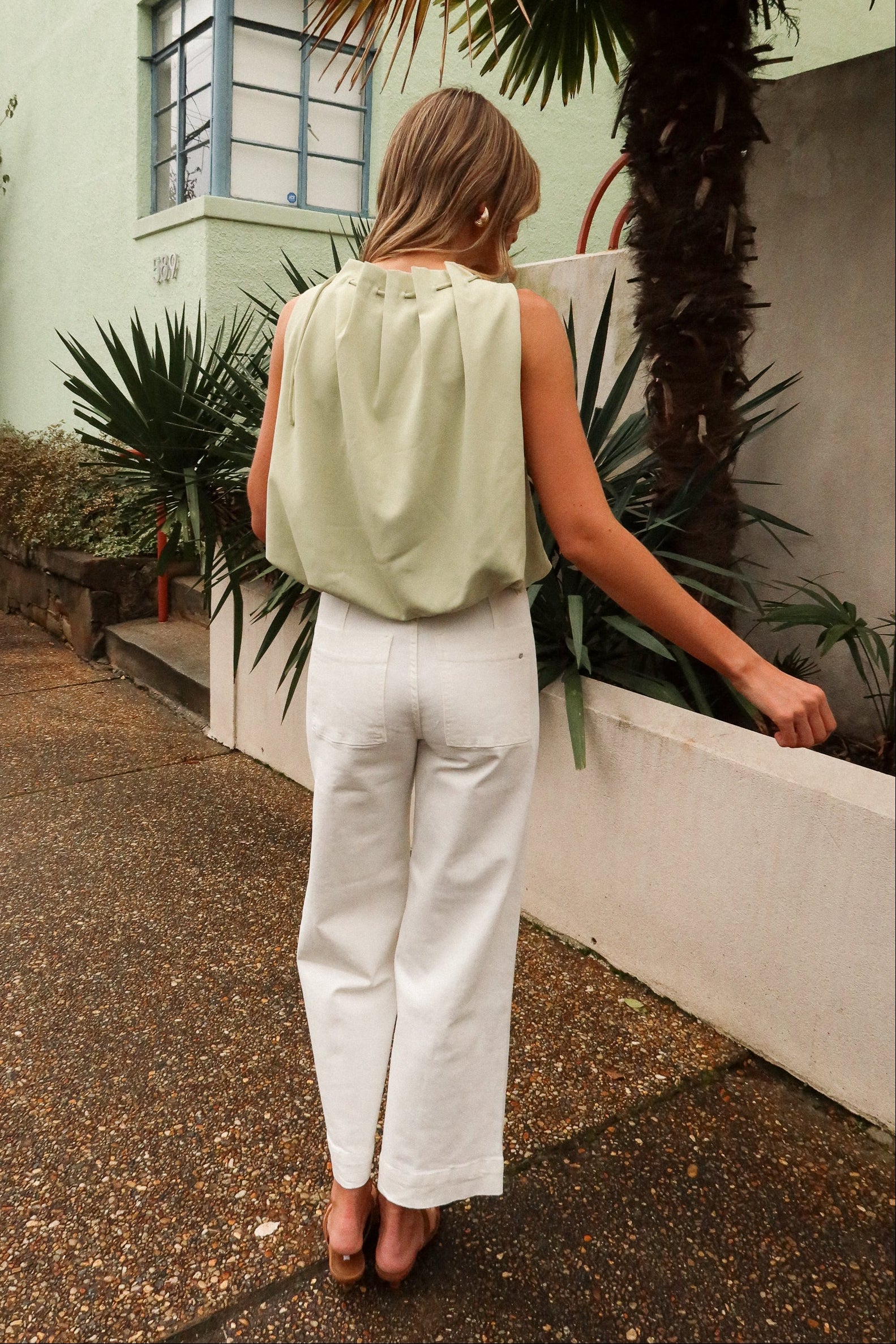 Leila Sage Bubble High Neck Tank - Image 6