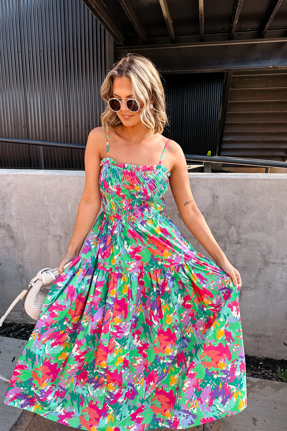 Leilani Printed Sleeveless Maxi Dress - Image 4