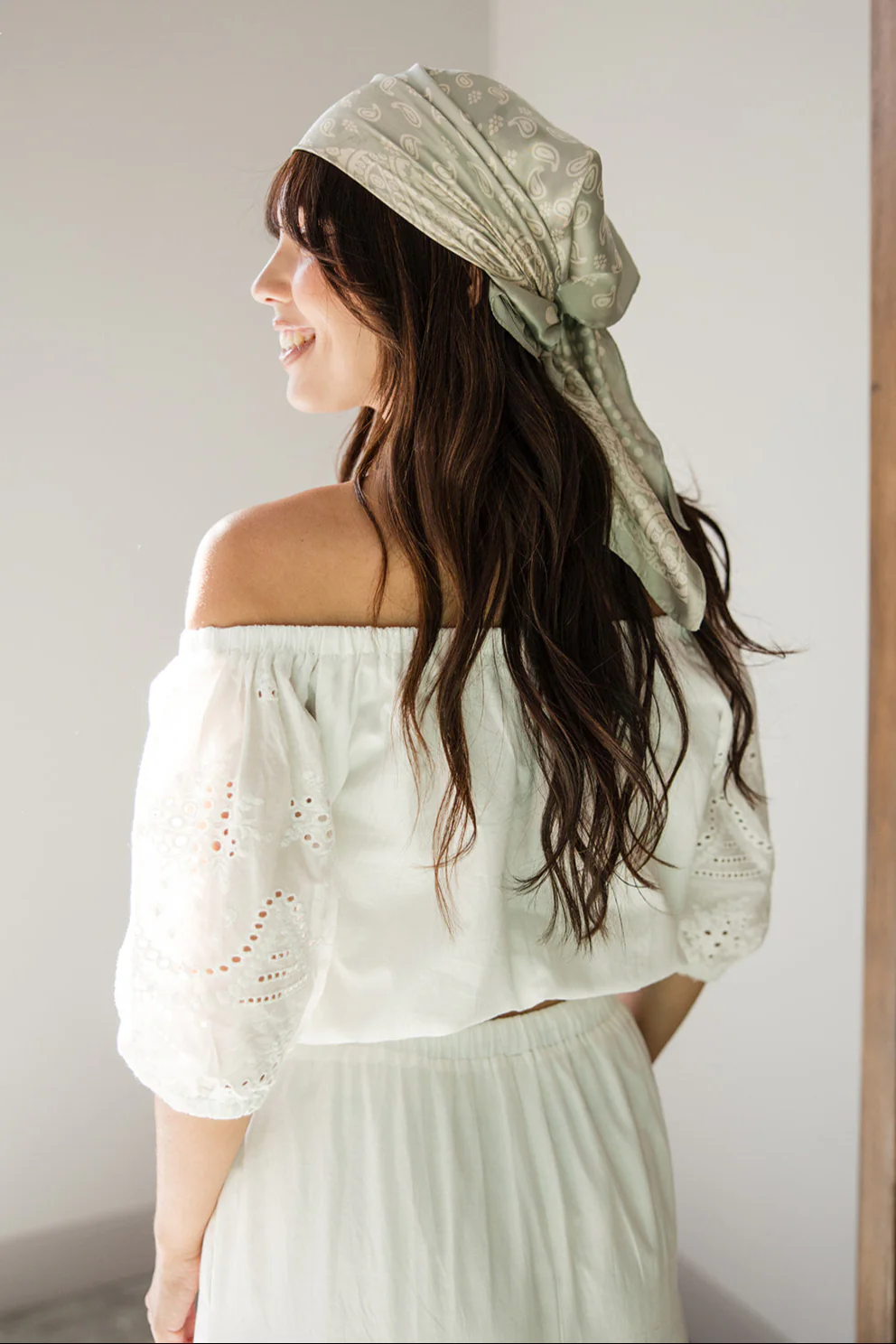Leilani White Eyelet Off-The-Shoulder-Top - Image 4