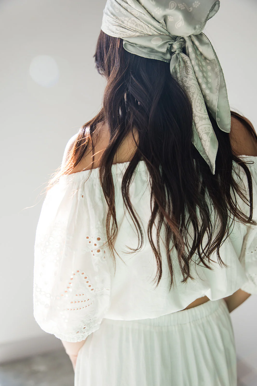 Leilani White Eyelet Off-The-Shoulder-Top - Image 8