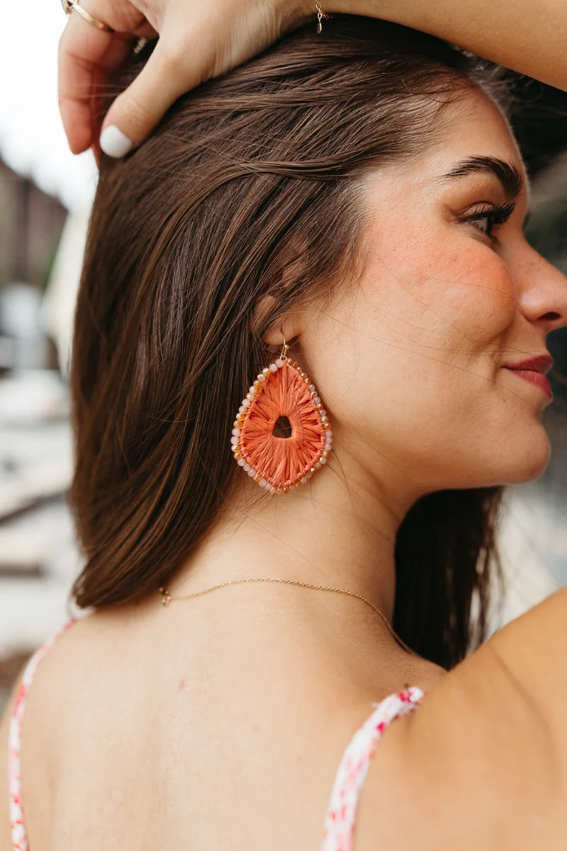 Let It Go Earring in Pink