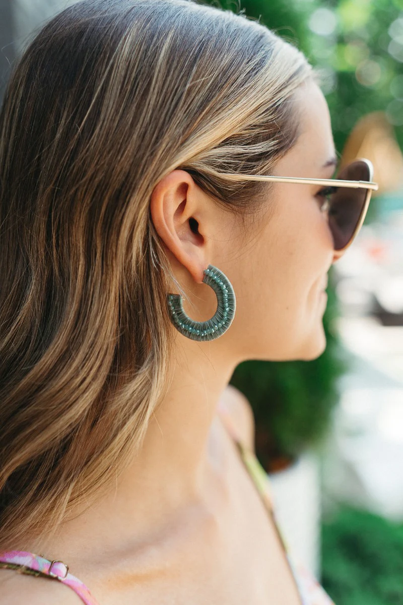 Let It Shine Earring in Sage
