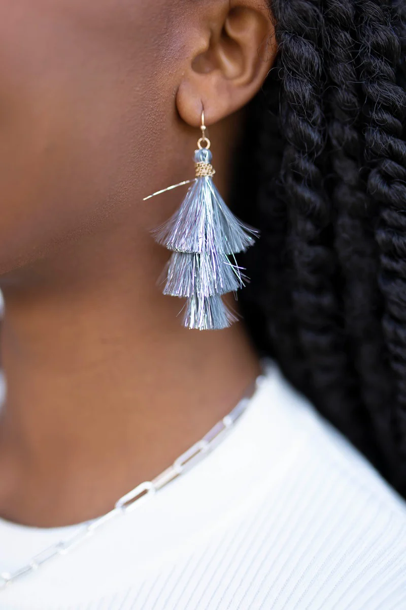 Let's Party Earrings In Silver