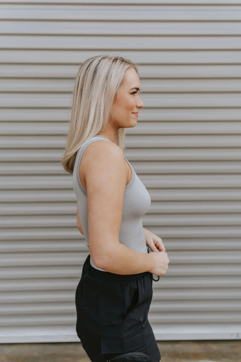 Let's Talk Tank in Grey - Image 3