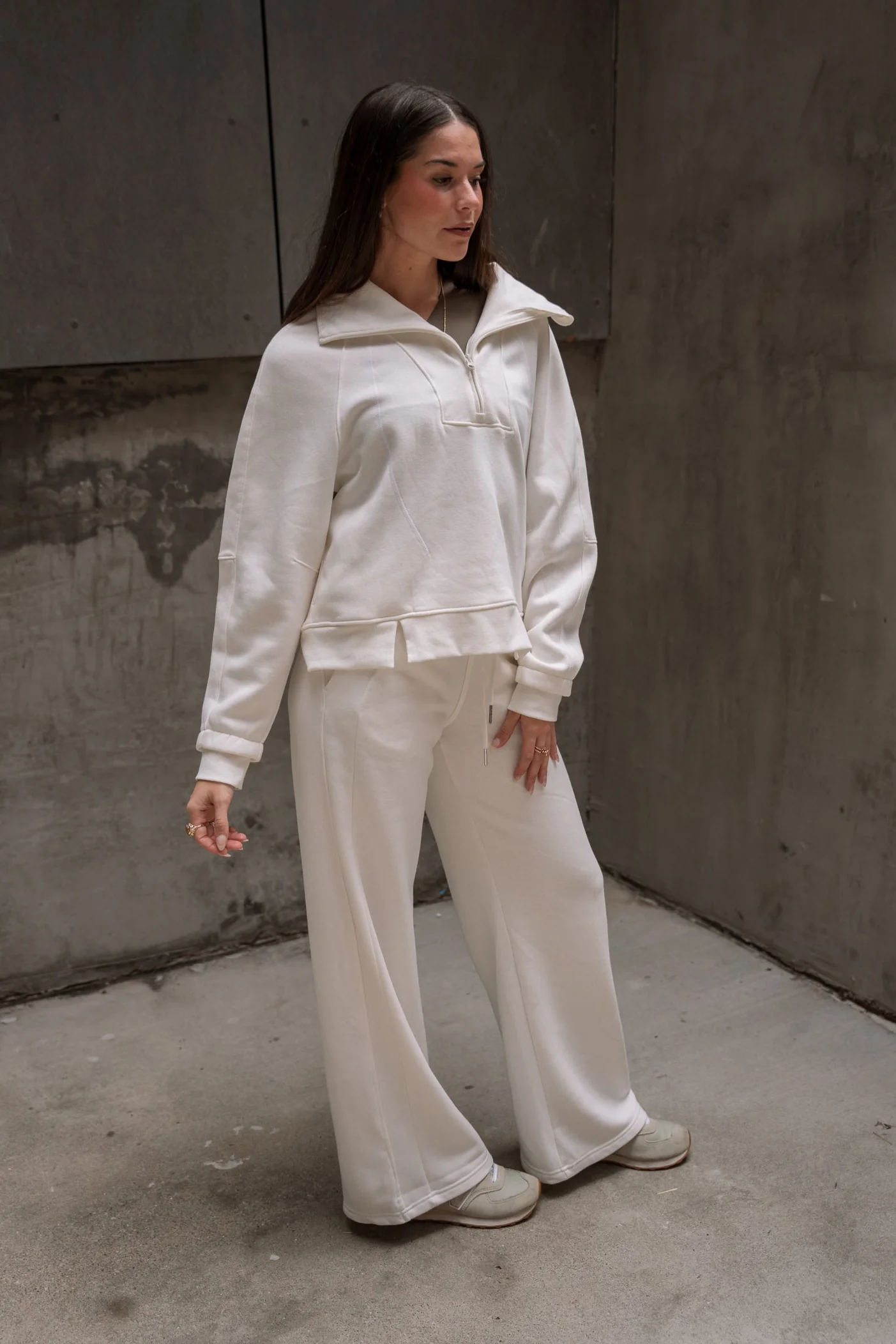 Lexi Quarter Zip-Up Long Sleeve Sweatshirt - Image 10