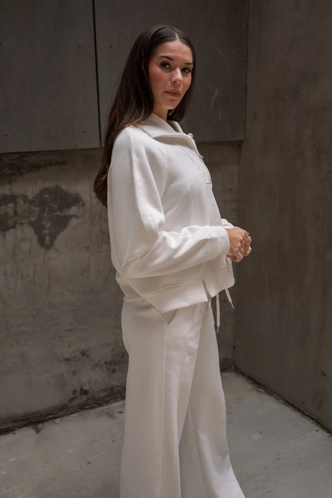 Lexi Quarter Zip-Up Long Sleeve Sweatshirt - Image 11