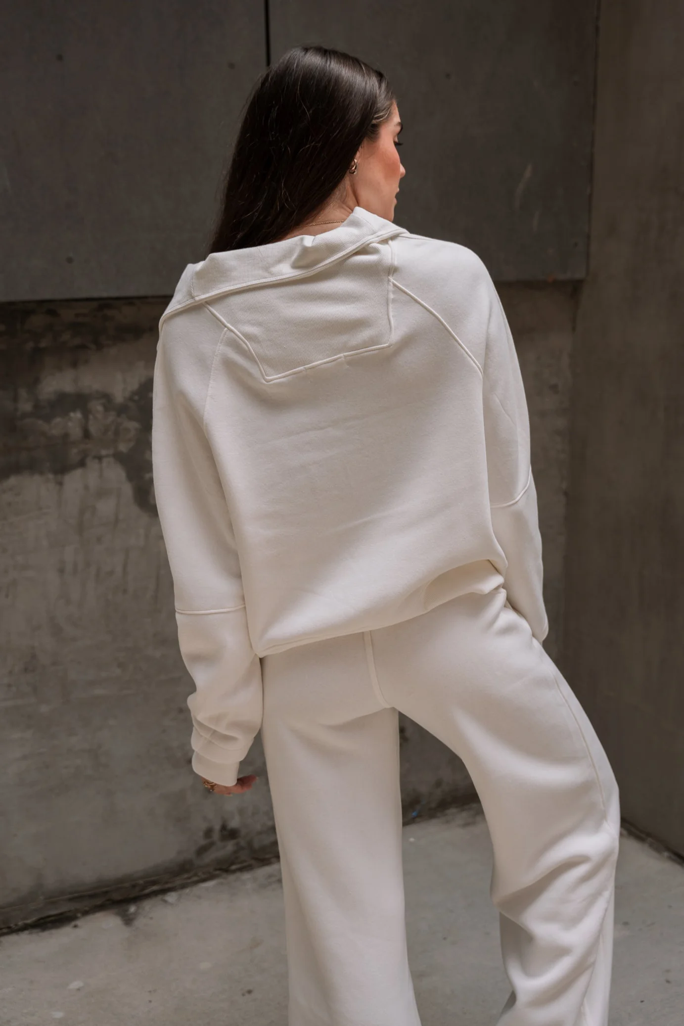 Lexi Quarter Zip-Up Long Sleeve Sweatshirt - Image 12